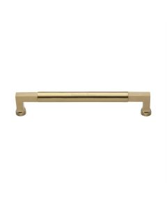 Heritage Brass Door Pull Handle Bauhaus Design 330mm&nbsp;Satin Brass