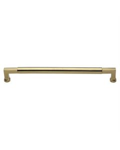 Heritage Brass Door Pull Handle Bauhaus Design 483mm Polished Brass