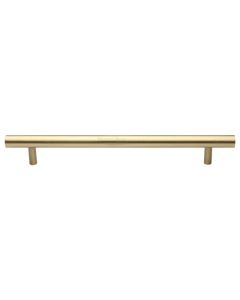 Heritage Brass Door Pull Handle Bar Design 355mm Satin Brass   V1361 457-SB