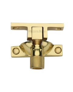 Heritage Brass Narrow Brighton Sash Fastener Polished Brass V2054-PB