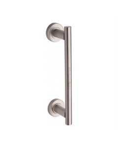 Heritage Brass Classic Door Pull Handle 336mm Satin Nickel