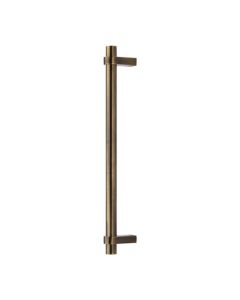 Heritage Brass Door Pull Handle Industrial Design 353mm Antique Brass