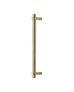 Heritage Brass Door Pull Handle Industrial Design 353mm Polished Brass