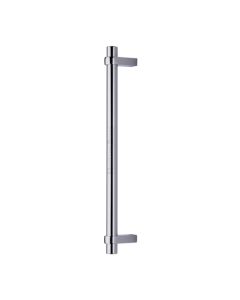 Heritage Brass Door Pull Handle Industrial Design 353mm Polished Chrome