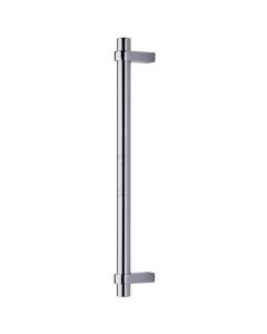 Heritage Brass Door Pull Handle Industrial Design 505mm Polished Chrome