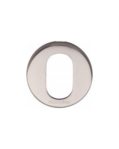 Heritage Brass V4009-SN Oval Profile Cylinder Escutcheon Satin Nickel finish