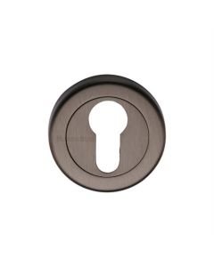 Heritage Brass V4020-MB Euro Profile Cylinder Escutcheon Matt Bronze finish