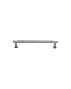 Heritage Brass V4462 160-SN Cabinet Pull Partial Knurled Design with Rose 160mm CTC Satin Nickel finish
