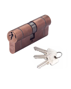 Zoo Hardware Vier V5 100mm Euro Double Cylinder Keyed Alike Bronze V5EP100DBRKA