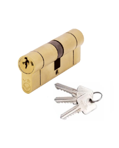 Zoo Hardware Vier V5 35/45mm Euro Double Cylinder Master Keyed Satin V5EP3545DSBMK