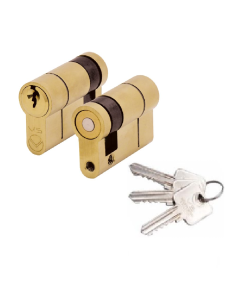 Zoo Hardware Vier V5 45mm Euro Single Cylinder Keyed Alike Satin V5EP45SSBKA