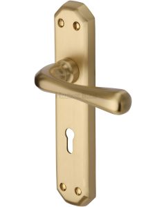 Heritage Brass Solid Brass Material Charlbury Design Door Handle V7050