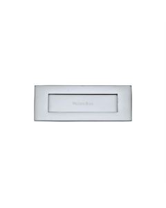 Heritage Brass V850 203-PC Letterplate 203mm x 76mm Polished Chrome finish  Letterbox