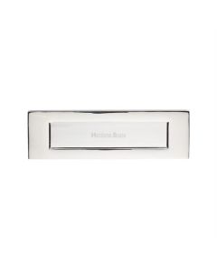 Heritage Brass V850 254-PC Letterplate 254mm x 79mm Polished Chrome finish  Letterbox