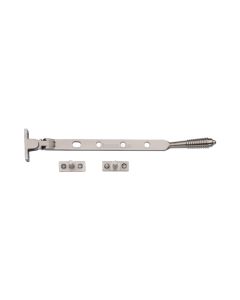 Heritage Brass Casement Window Stay Reeded Design Satin Nickel V892 10-SN
