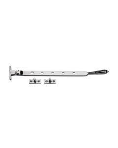 Heritage Brass Casement Window Stay Reeded Design Polished Chrome V892 12-PC