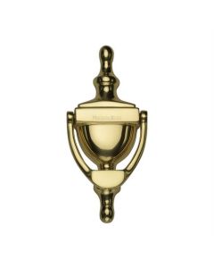 HERITAGE BRASS V910 152-PB Urn Knocker 6 Polished Brass finish