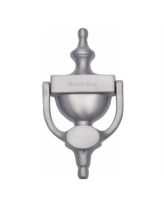 HERITAGE BRASS V910 195-SC Urn Knocker 7 1/4 Satin Chrome finish
