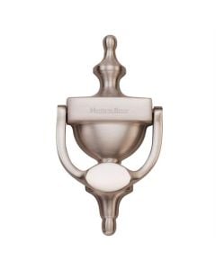 HERITAGE BRASS V910 195-SN Urn Knocker 7 1/4 Satin Nickel finish