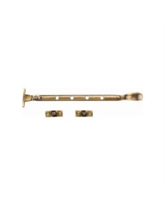 Heritage Brass V990 10-AT Casement Window Stay Spoon Pattern 10 Antique finish