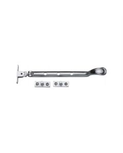 Heritage Brass V990 8-SC Casement Window Stay Spoon Pattern 8 Satin Chrome finish