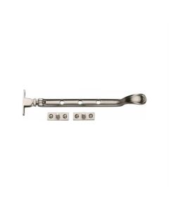 Heritage Brass V990 8-SN Casement Window Stay Spoon Pattern 8 Satin Nickel finish