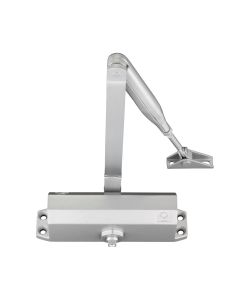 Vier VDC003S Size 3 Fixed Power Door Closer with Arm and body (P.A Braket Inc) Silver