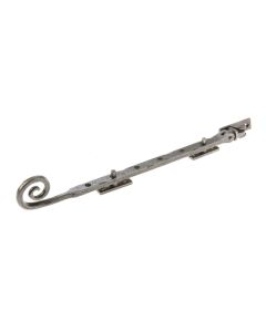 Frelan Curly tail casement stay 300mm VF20C Pewter