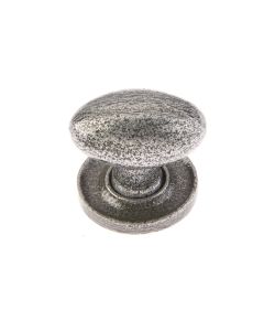 Frelan Oval cabinet knob 27mm VF45 Pewter