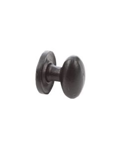 Frelan Oval cabinet knob 27mm VFB45 Black