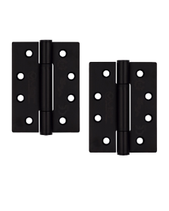 Vier VHC243-PCB Grade 14 Concealed Bearing Hinge Square - 102 x 76 x 3mm - Powder Coated Black