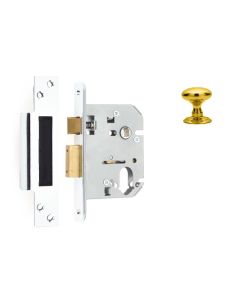 Frelan Oval Profile Sashlocks 65mm JL1052PB Polished Brass