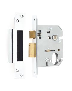 Frelan Oval Profile Sashlocks 65mm JL1052SC Satin Chrome