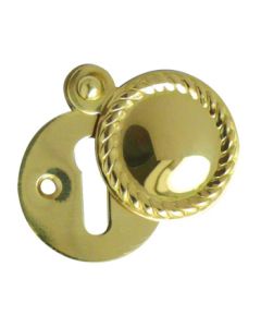 Frelan JG13PB Georgian covered escutcheon 32mm JG13PB Polished Brass