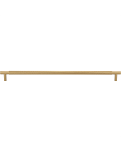 Acre & Clutton Westbrook Knurled Solid Brass Cabinet Handle,320mm Center-to-Center, 380mm Overall, Satin Brass