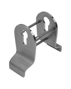 BLU, Classic Euro Cylinder Pull, Back to back, Up to 60mm Door Thickness, 54 x 92.5 x 4mm, 316 Satin Stainless Steel CP30-SSS