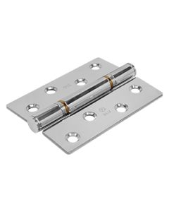 BLU, Butt Hinge Square Corner, 102 x 76 x 3mm, 316 Polished Stainless Steel (Screws Included) HQ4-PSS