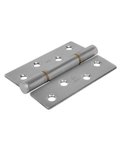 BLU, Butt Hinge Square Corner with Dogbolt, 102 x 76 x 3mm, 316 Satin Stainless Steel HQ4-SEC-SSS