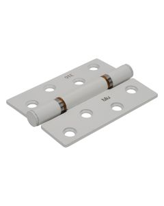 BLU, Butt Hinge Square Corner, 102 x 76 x 3mm, 316 Stainless Steel White (Screws Not Included Use - FX-RHF540-8-SS-WH) HQ4-WH
