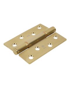 BLU, Butt Hinge Square Corner, 102 x 76 x 3mm, 316 Stainless Steel, PVD Satin Brass (Screws Included) HQ4-PSB