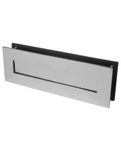 BLU, Sleeved Letter Plate, 330 x 110mm, Up to 68mm Door Thickness, 316 Satin Stainless Steel LP400-SSS