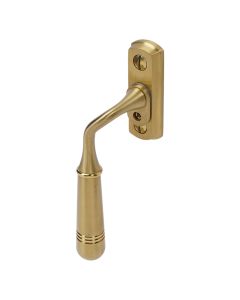 BLU, Opera Window Espagnolette Handle, Left Hand, 316 Stainless Steel, PVD Satin Brass TBH020-LH-PSB