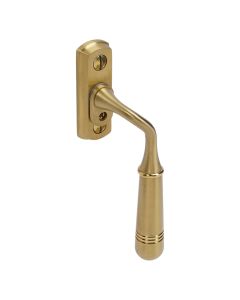 BLU, Opera Window Espagnolette Handle, Right Hand, 316 Stainless Steel, PVD Satin Brass TBH020-RH-PSB