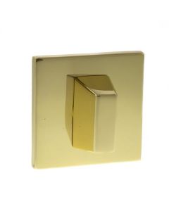 Tupai Exclusivo 5S Line WC Turn and Release *for use with ADBCE* on 5mm Slimline Square Rose - Polished Brass XTWCS5SPB