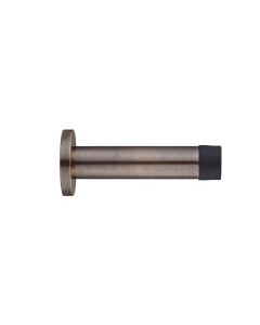 Door Stop-Cylinder cw Rose 80mm-Antique Brass Zoo Hardware-ZAB09AB