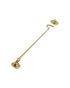Zoo Hardware ZAB65 Cabin Hook (Heavyweight) 12" Polished Brass