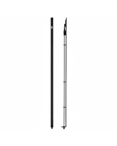 Lever Action Flush Bolt 20 x 914mm Matt Black Zoo Hardware-ZAS09-MB