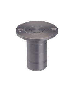 Zoo Hardware ZAS14A-PVDGH Dust socket for flush bolt-to Suit Wood - Graphite Finish