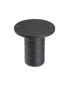 Dust Socket for Flush Bolts-Wood 20mm Diameter x 38mm PVDGH-Graphite-PVD Black Zoo Hardware-ZAS14APVDBLK