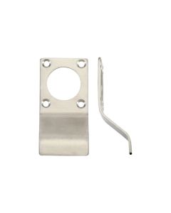 Zoo Hardware ZAS18SS Cylinder Latch Pull - Round Profile - 88mm x 43mm Satin Stainless